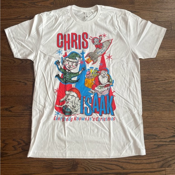 Chris Isaak”Everybody Knows It’s Christmas” Shirt - Picture 3 of 4